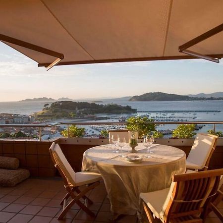 Inmejorables Vistas A Las Islas Cies Baiona Buitenkant foto