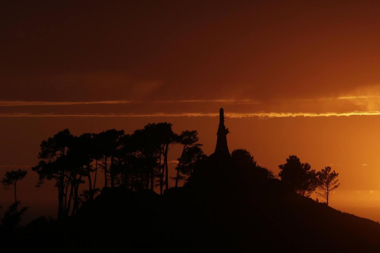 Inmejorables Vistas A Las Islas Cies Baiona Buitenkant foto