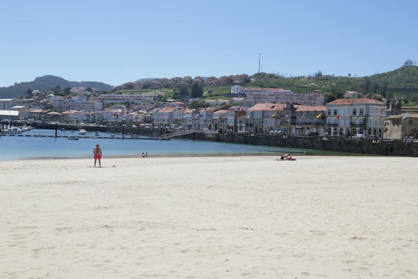 Inmejorables Vistas A Las Islas Cies Baiona Buitenkant foto