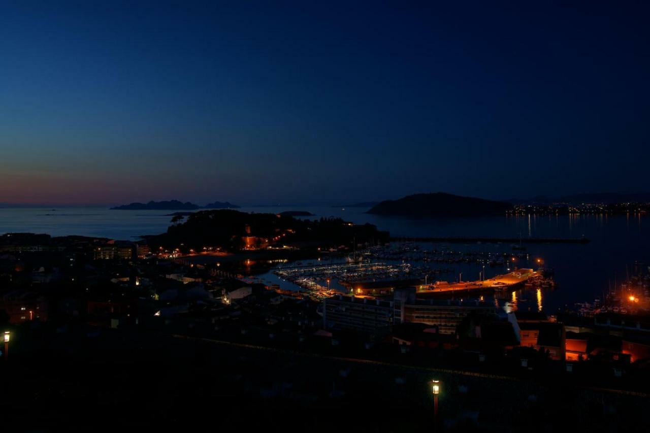 Inmejorables Vistas A Las Islas Cies Baiona Buitenkant foto
